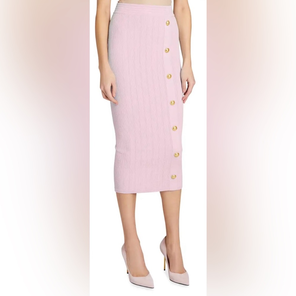 Balmain Knit Pencil Skirt